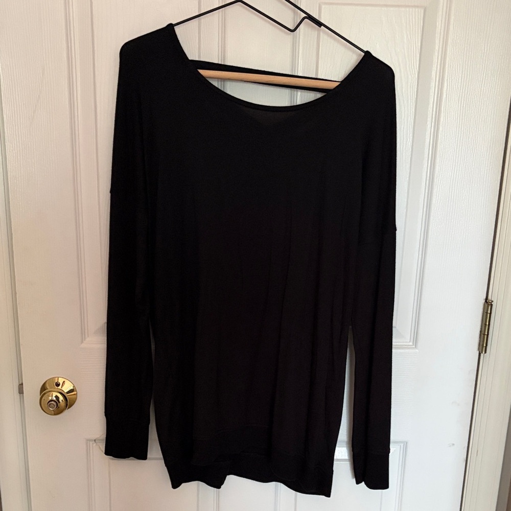 Athleta Black Long Sleeve Women’s Top